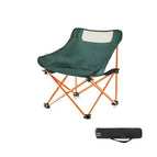 Orange green moon chair