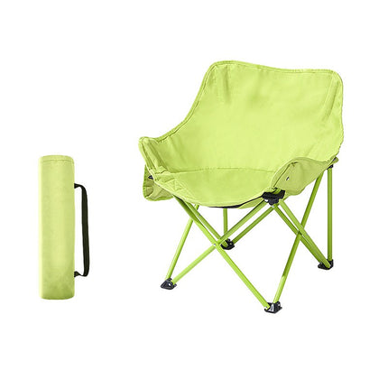 Outdoor Folding Moon Chair Lounge Lawn Chairs Lightweight Portable Camping Folding Chair