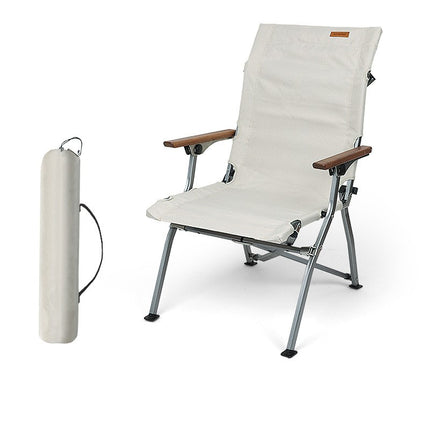 Folding Camping Chair Lawn Chair for Outdoor Aluminum Bracket Chair With Handle