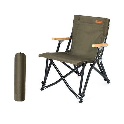 Camping Folding Chair Outdoor Chair With Handle Aluminum Bracket Lightweight Camp Chair