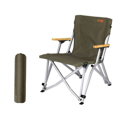 Camping Folding Chair Outdoor Chair With Handle Aluminum Bracket Lightweight Camp Chair