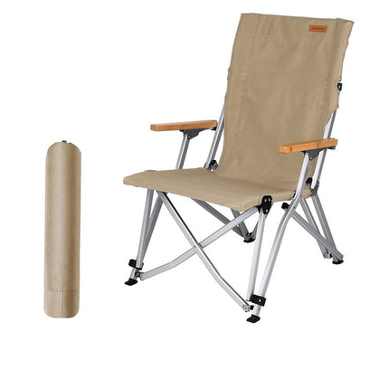 Camping Folding Chair Outdoor Chair With Handle Aluminum Bracket Lightweight Camp Chair