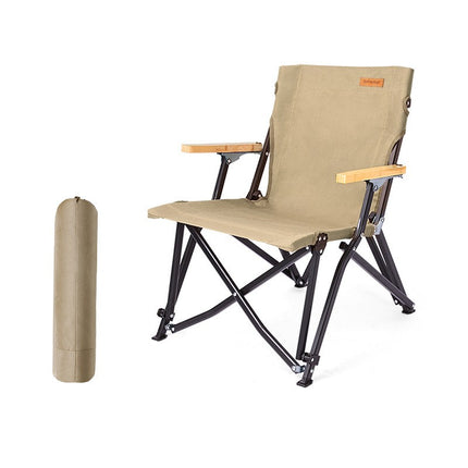 Camping Folding Chair Outdoor Chair With Handle Aluminum Bracket Lightweight Camp Chair