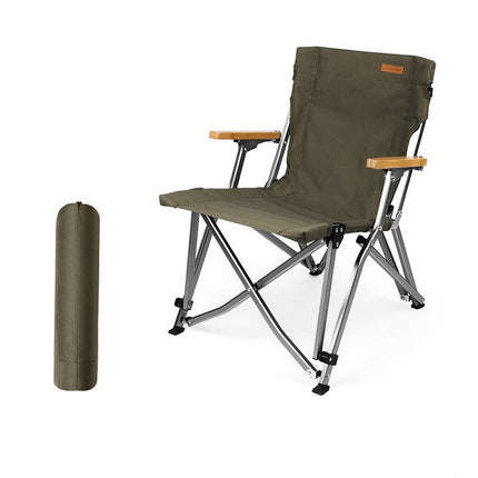 Camping Folding Chair Outdoor Chair With Handle Aluminum Bracket Lightweight Camp Chair