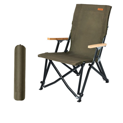 Camping Folding Chair Outdoor Chair With Handle Aluminum Bracket Lightweight Camp Chair