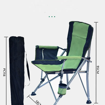 Camping Chair Lawn Chairs Portable Folding Chair Outdoor Chaise Camping Chairs for Adults Model C