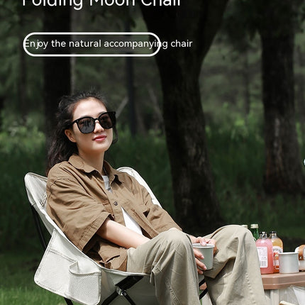 Moon Chair Camping Chairs Portable Camping Folding Chair,Outdoor Lawn Chairs for Adults