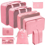 Digital Nine Piece Set Pink