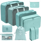 Digital Nine Piece Set of Blue Lagoon