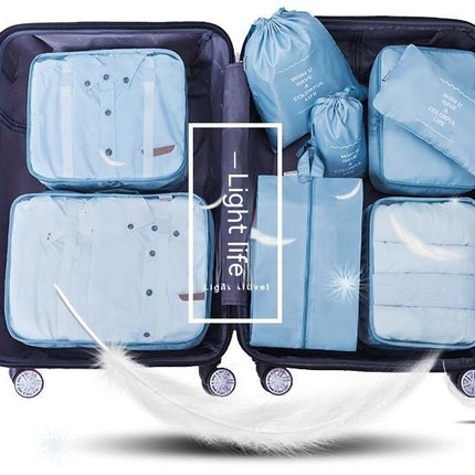 Travel Luggage Organizers Set Waterproof Suitcase Organizer Bags