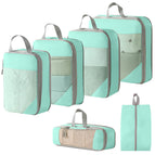 Lake Blue Shoe Bag 6-piece Set