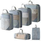 Grey shoe bag 6-piece set