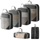 Black shoe bag 6-piece set