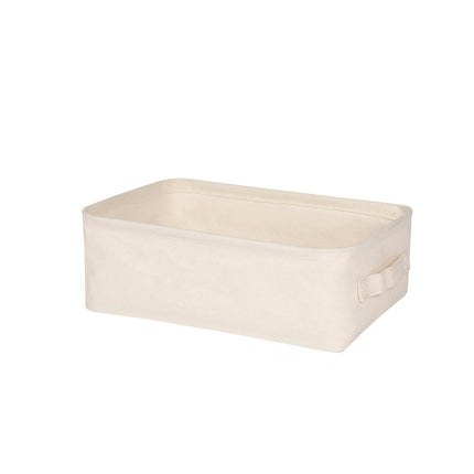 Cotton Storage Box with Handle Foldable Storage Baskets