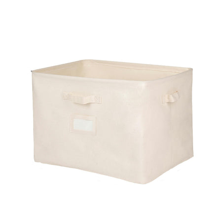 Cotton Storage Box with Handle Foldable Storage Baskets