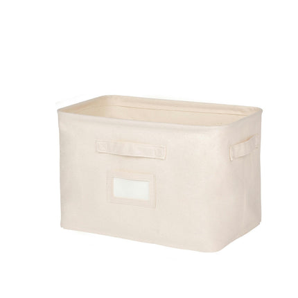 Cotton Storage Box with Handle Foldable Storage Baskets