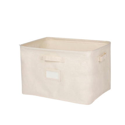 Cotton Storage Box with Handle Foldable Storage Baskets