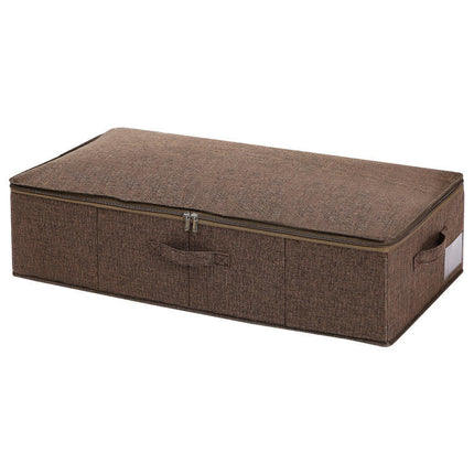 Under Bed Storage Containers with Reinforced Handles, Fabric art Under the Bed Storage Bins