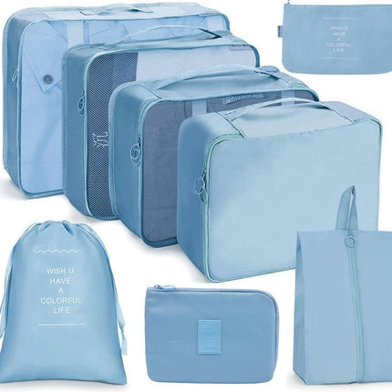 8 Set Packing Cubes for Suitcases, Accessories Bags Packing Cubes for Travel Luggage Organizer