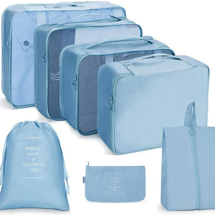 8 Set Packing Cubes for Suitcases, Accessories Bags Packing Cubes for Travel Luggage Organizer