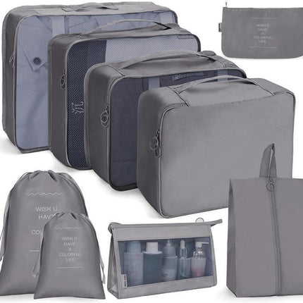 8 Set Packing Cubes for Suitcases, Accessories Bags Packing Cubes for Travel Luggage Organizer