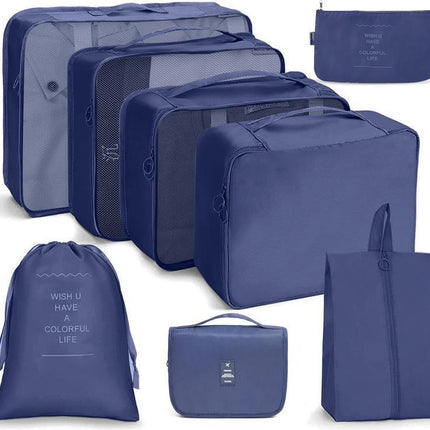 8 Set Packing Cubes for Suitcases, Accessories Bags Packing Cubes for Travel Luggage Organizer