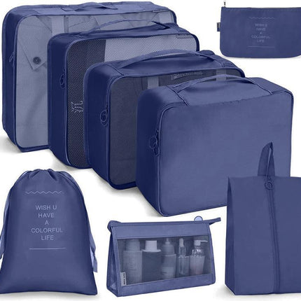 8 Set Packing Cubes for Suitcases, Accessories Bags Packing Cubes for Travel Luggage Organizer