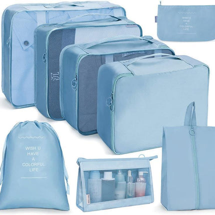 8 Set Packing Cubes for Suitcases, Accessories Bags Packing Cubes for Travel Luggage Organizer