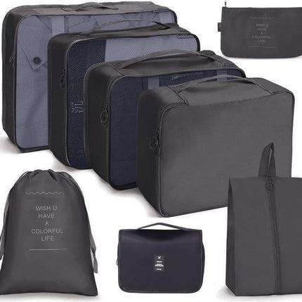 8 Set Packing Cubes for Suitcases, Accessories Bags Packing Cubes for Travel Luggage Organizer