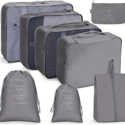 8 Set Packing Cubes for Suitcases, Accessories Bags Packing Cubes for Travel Luggage Organizer