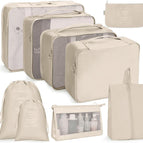 Nine piece set beige