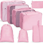 Eight piece set pink