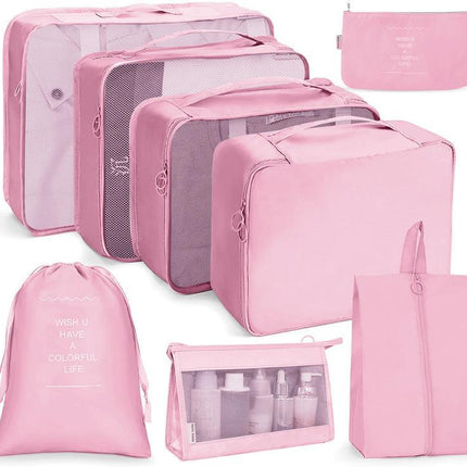 8 Set Packing Cubes for Suitcases, Accessories Bags Packing Cubes for Travel Luggage Organizer