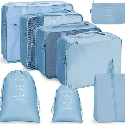 8 Set Packing Cubes for Suitcases, Accessories Bags Packing Cubes for Travel Luggage Organizer