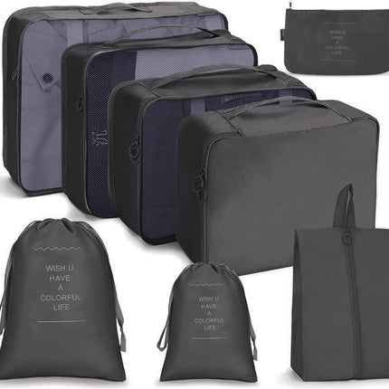 8 Set Packing Cubes for Suitcases, Accessories Bags Packing Cubes for Travel Luggage Organizer