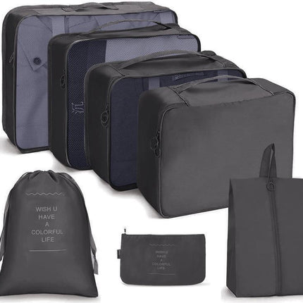 8 Set Packing Cubes for Suitcases, Accessories Bags Packing Cubes for Travel Luggage Organizer