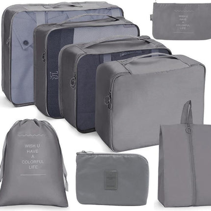 8 Set Packing Cubes for Suitcases, Accessories Bags Packing Cubes for Travel Luggage Organizer