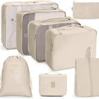 Hook Eight Piece Set Beige white