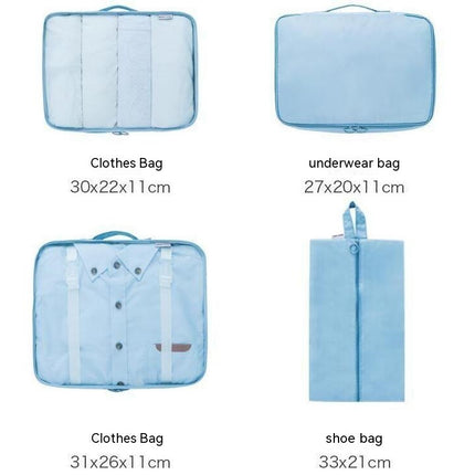 8 Set Packing Cubes for Suitcases, Accessories Bags Packing Cubes for Travel Luggage Organizer