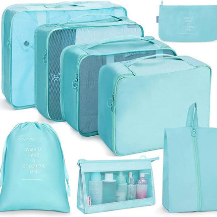 8 Set Packing Cubes for Suitcases, Accessories Bags Packing Cubes for Travel Luggage Organizer