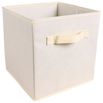 Cubic Collapsible Closet Storage Organizer -Nonwoven Storage Bin for Clothes and More