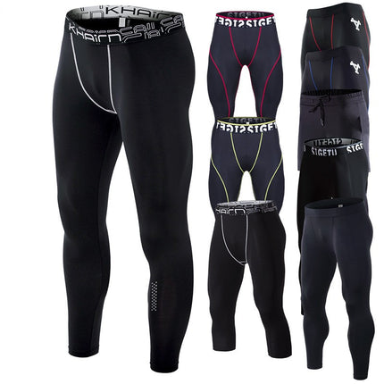 Oversized men's compression pants, men's workout pants and compression leggings