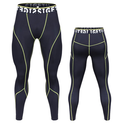 Oversized men's compression pants, men's workout pants and compression leggings