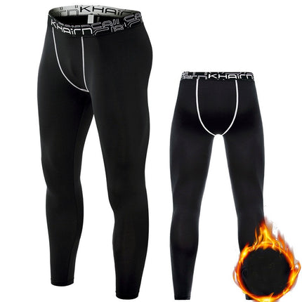 Oversized men's compression pants, men's workout pants and compression leggings