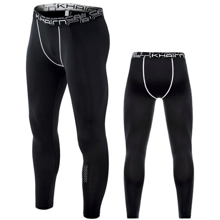 Oversized men's compression pants, men's workout pants and compression leggings