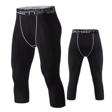 Men's Standard Compression Pants, Cool Dry Sports Fitness Running Tights Leggings (One pack)