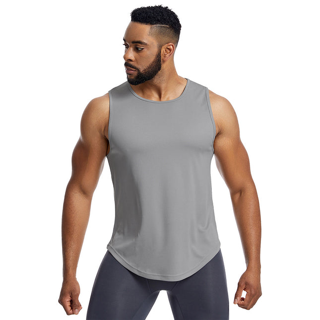 Men's compression garment slimming body shaping tank top gym workout sleeveless abdominal shaper