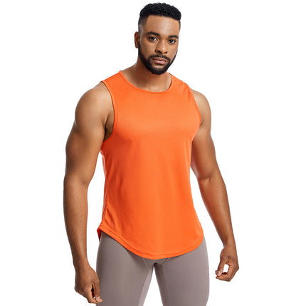 Men's compression garment slimming body shaping tank top gym workout sleeveless abdominal shaper