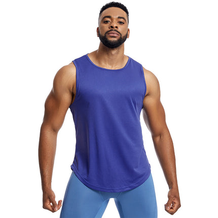 Men's compression garment slimming body shaping tank top gym workout sleeveless abdominal shaper