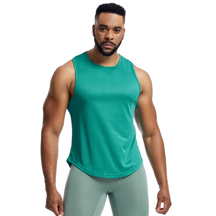 Men's compression garment slimming body shaping tank top gym workout sleeveless abdominal shaper